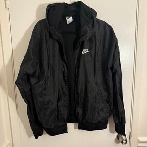 Nike Men's Windrunner Jacket Windbreaker Black Medium READ